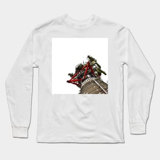 space rocket motor engine ecopop architectural photograph Long Sleeve T-Shirt